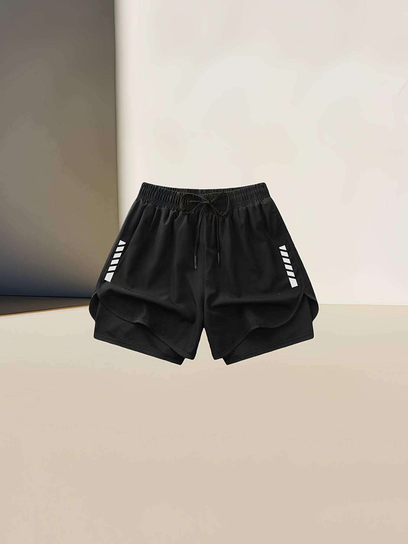 3-Pack Fake Two-Piece Summer Sports Shorts for Men And Women Quick-Drying Three-Point Running Training Fitness Lining American Basketball Two-In-One Shorts for Middle-Aged And Young People