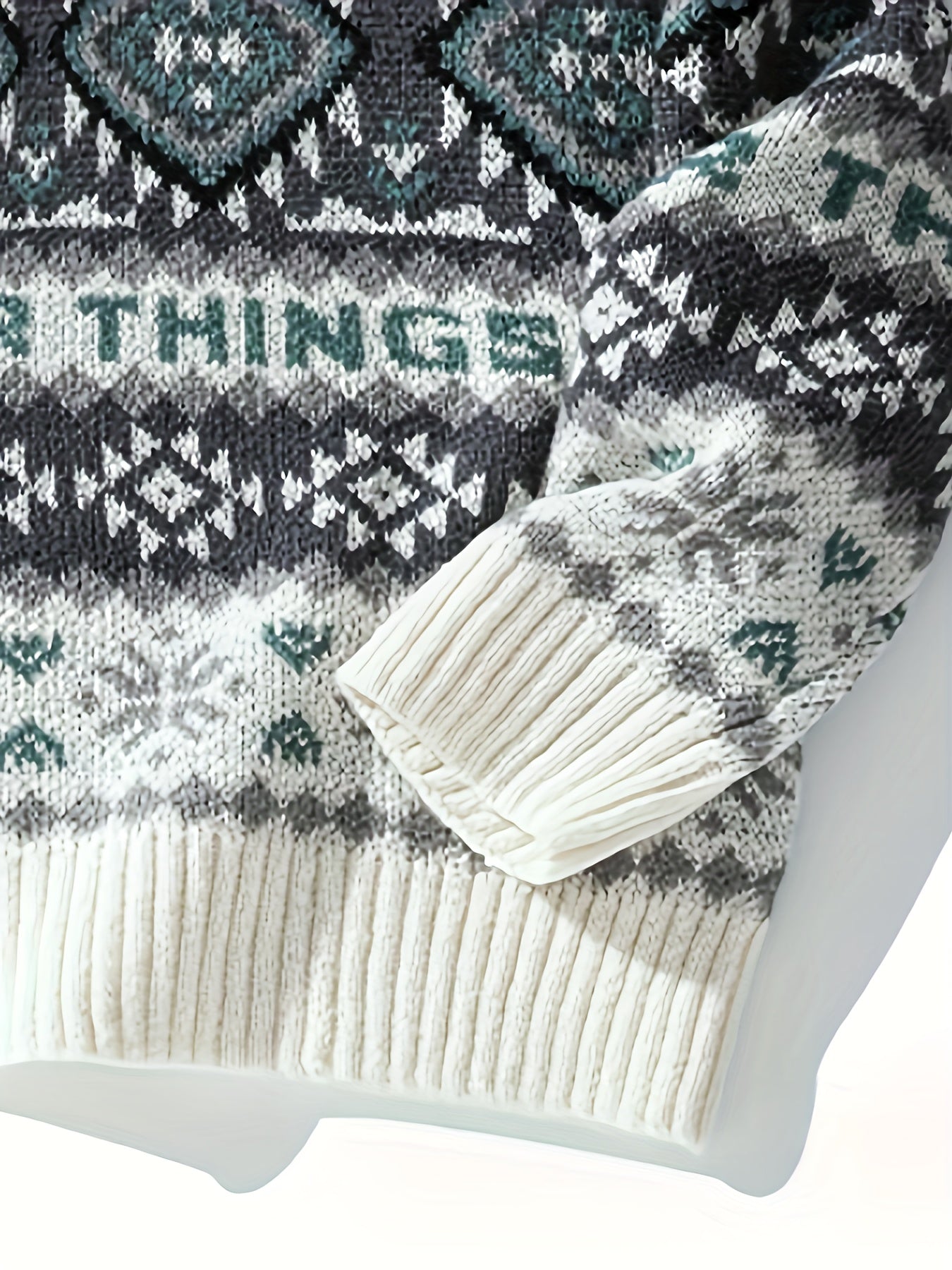 Pullover en tricot décontracté à imprimé de cerf de Noël pour homme, vêtements pour homme K-pop, automne-hiver.