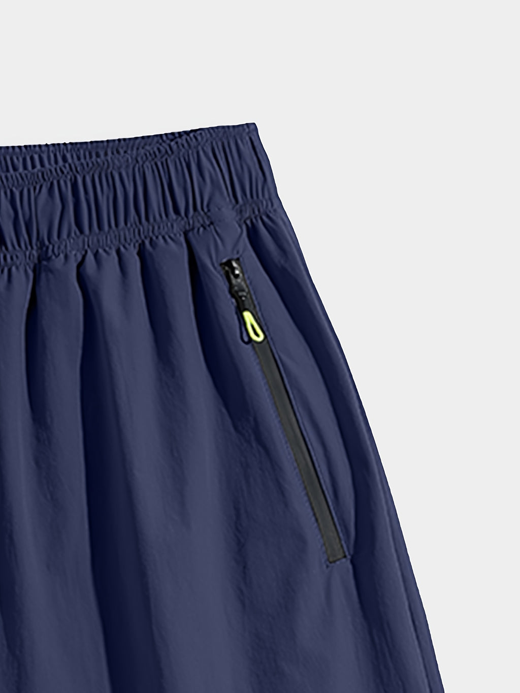 Elson OBM 3pcs Men's Spring\u002FSummer New Sports Shorts with Drawstring Waist and Zip Pocket Design, Suitable for Running and Training, Machine Washable, Spring\u002FSummer Fitness Wear