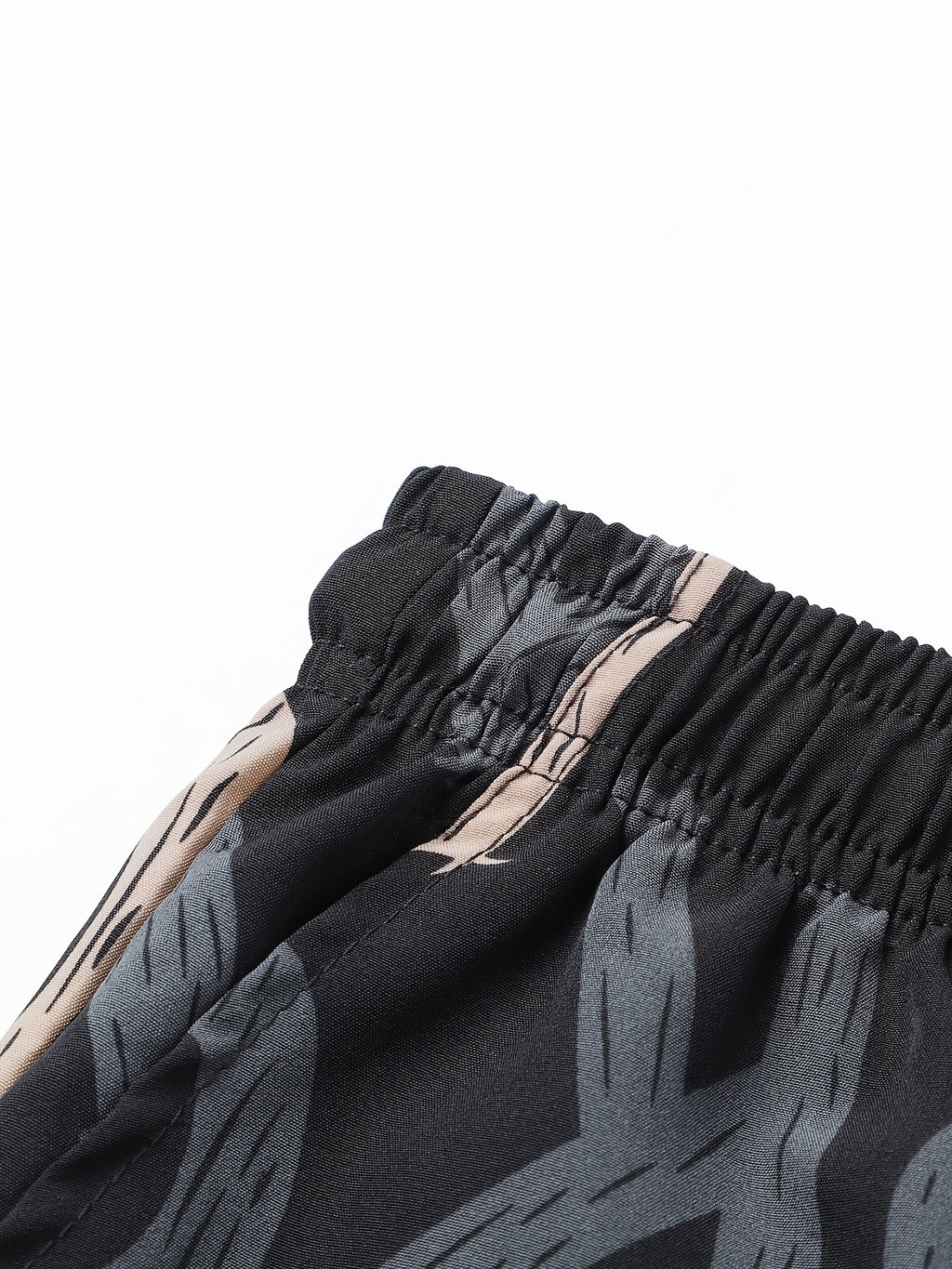 Men'S Quick-Dry Athletic Shorts - Breathable, Stretchy Polyester & Spandex Blend, Letter Print Pattern, Casual Loose Fit for Beach, Running, Cycling, Hiking, Swimming | Woven Fabric, 115g\u002Fm², Spring\u002FSummer\u002FFall