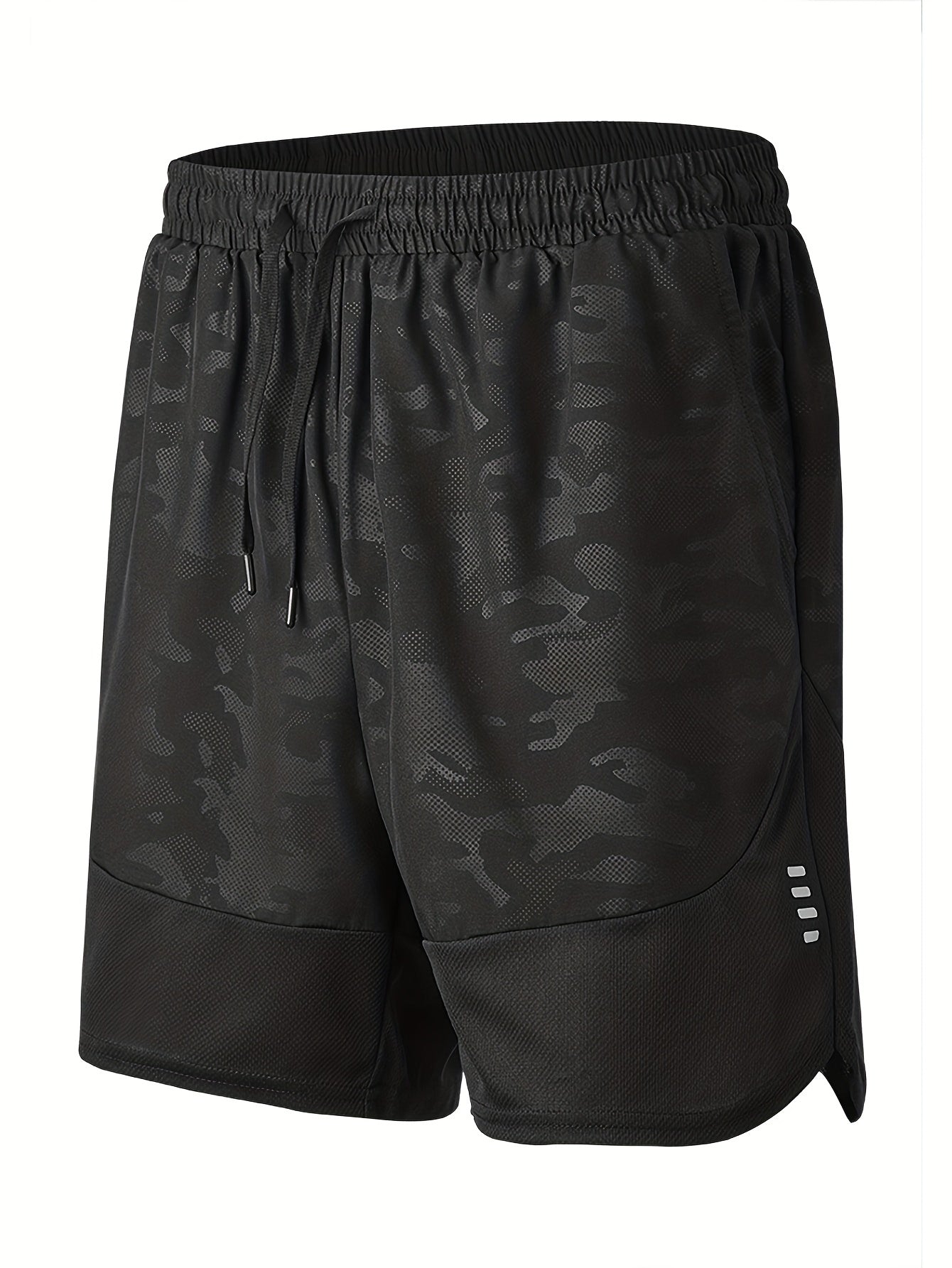 Men's Athletic Shorts - Breathable Polyester, Casual\u002FSporty Style with Pockets, Machine Washable - Perfect for Summer Outings